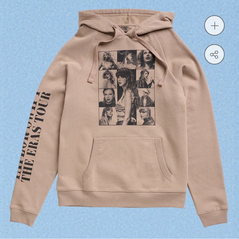NEW Taylor Swift The Eras Tour Taupe Hoodie MULTIPLE SIZES